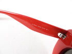 Celine Red Acrylic Cat Eye Sunglasses CL41055
