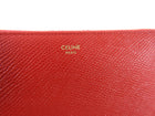 Celine 2019 Red Leather Continental Zip Wallet 