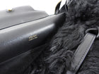 Celine Black Shearling Belt Bag