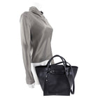 Celine Black Leather Small Big Bag Tote Bag