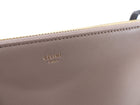 Celine Leather Trio Bag in Mauve, Navy, and Rose