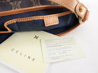 Celine Vintage 2007 Denim Macadam Logo Pochette Bag