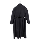 Chanel 07A Black Wool Belted Coat - FR40 / M