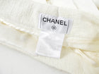 Chanel 07C Ivory Cotton Wide Leg Sailor Style Pants - FR36 / USA 2/4