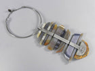 Chanel 09P Runway Large Modernist Agate Statement Necklace