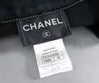 Chanel 14C Black Jacket with White Porcelain CC Buttons