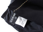 Chanel 14P Black Cold Shoulder Runway Dress - USA 6 / M