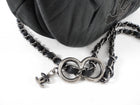 Chanel 11P Black Iridescent Ruthenium CC Crossbody Bag