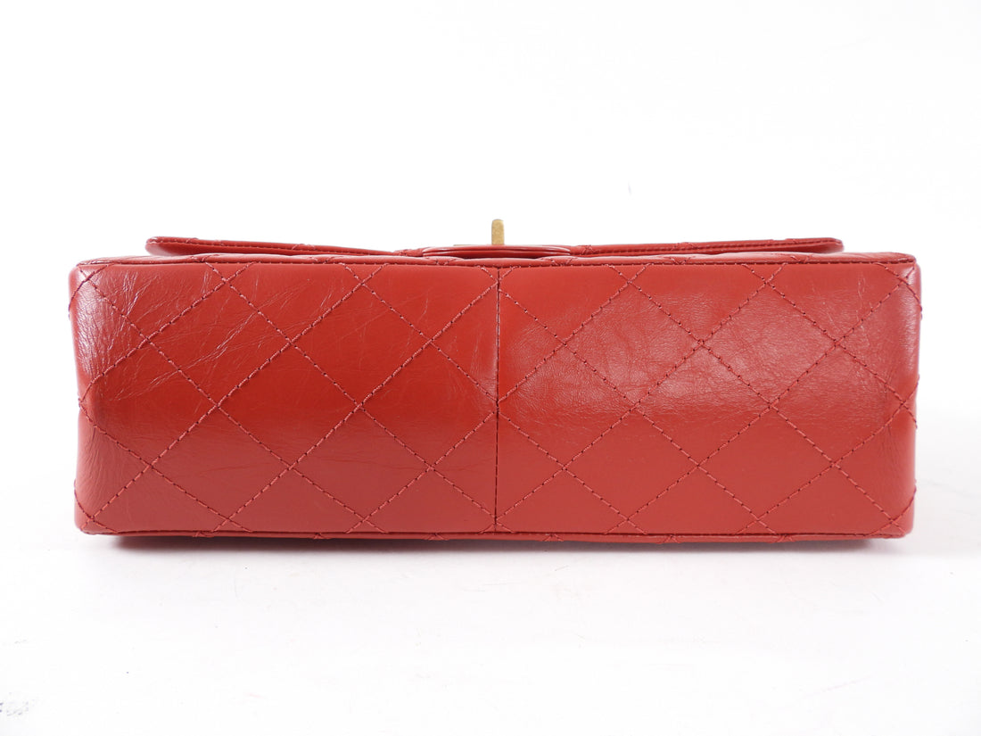 Chanel 2.55 Reissue 226 Large Red Aged Calfskin GHW Flap Bag – I MISS YOU  VINTAGE