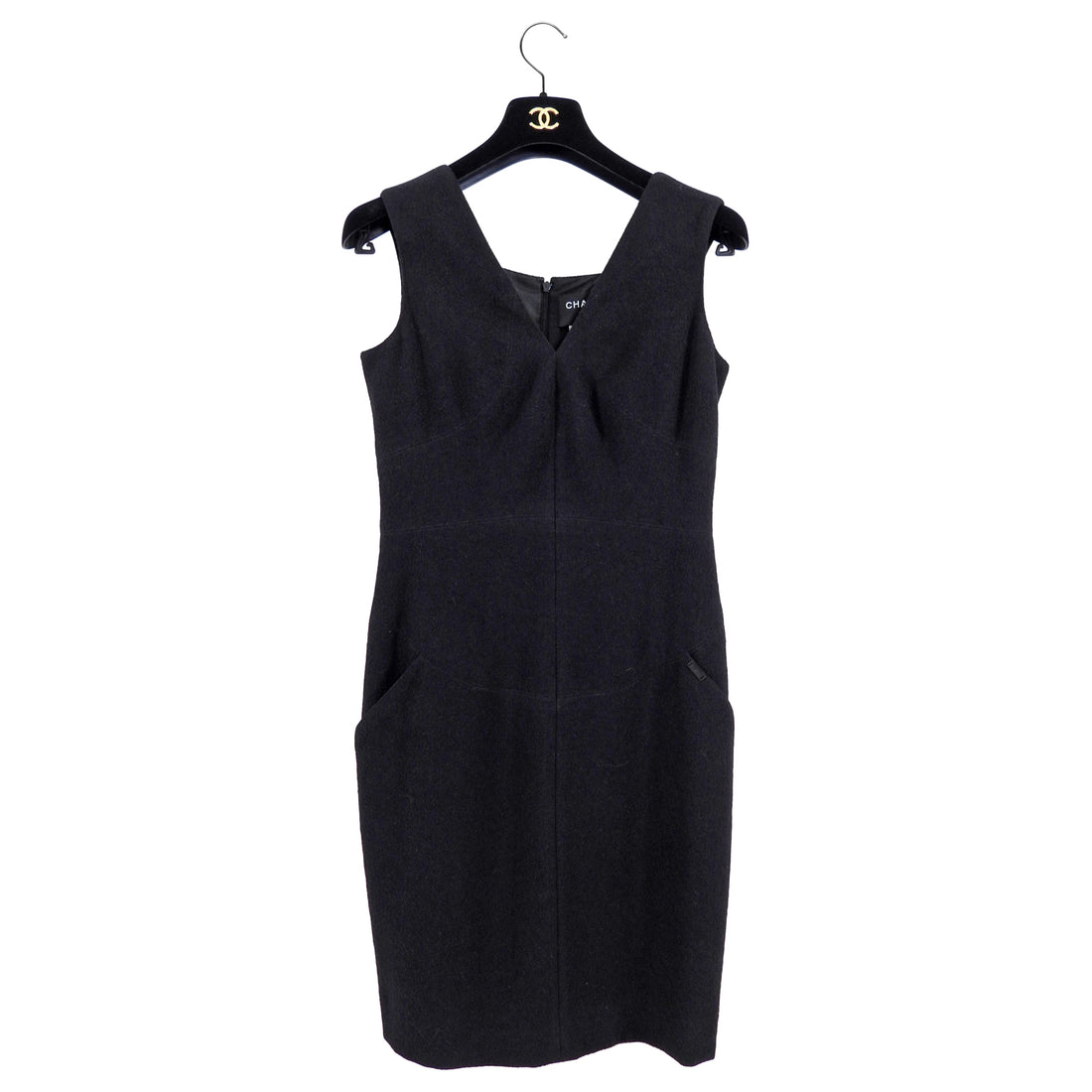 Chanel 99A Black Wool Sleeveless Dress - FR34 / USA 2 – I MISS YOU VINTAGE