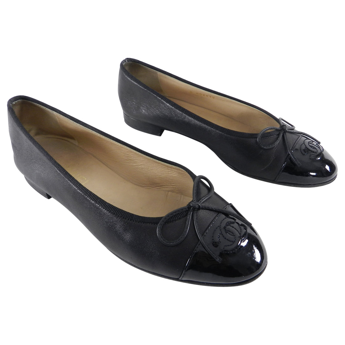 Chanel ballet flats 39.5 Clearance