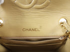 Chanel Vintage 1989 Beige Mini Classic Flap Crossbody Bag