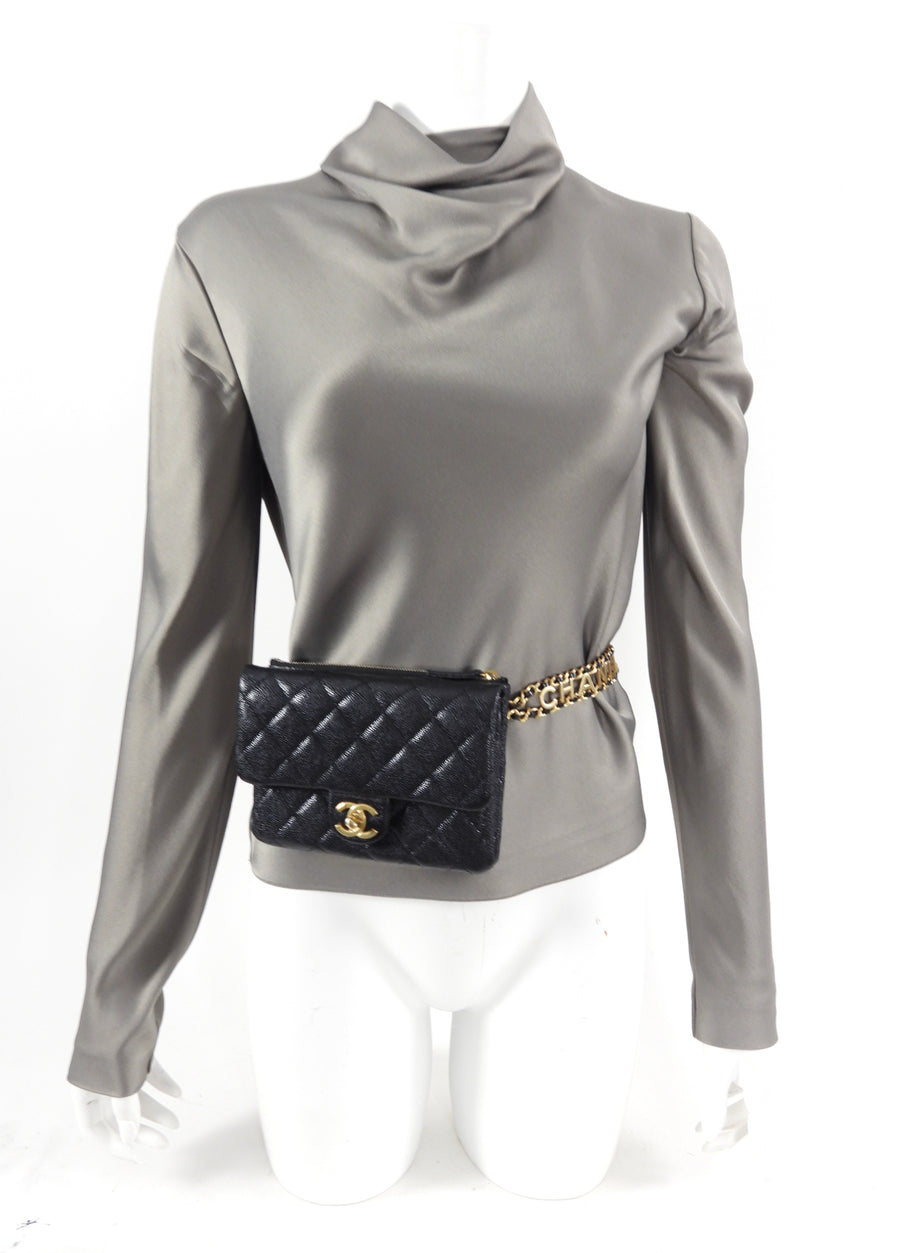 Chanel 22p belt bag clutch on chain, Luxury, Bags & Wallets on