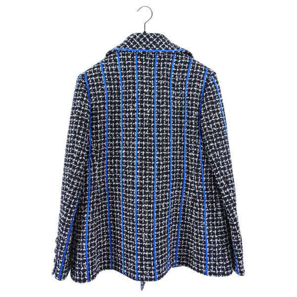 Chanel 20P Blue and Black Tweed Jacket - FR36 / 38 – I MISS YOU