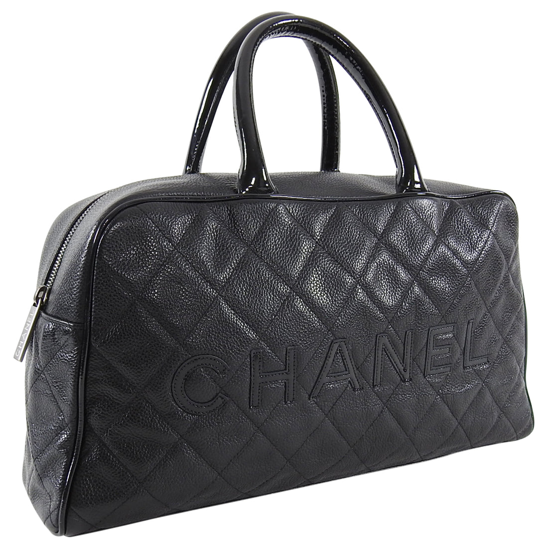 Chanel Caviar Deauville Bowling Bag