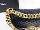 Chanel Black Lambskin Medium Le Boy Bag - GHW