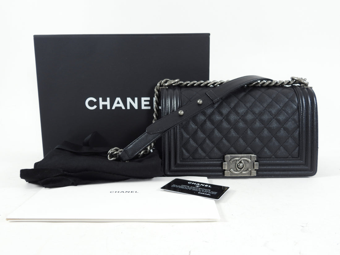 Chanel hot sale ruthenium hardware