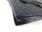 Chanel Black Lambskin and Chains XL Boy Enchained Gentle Bag