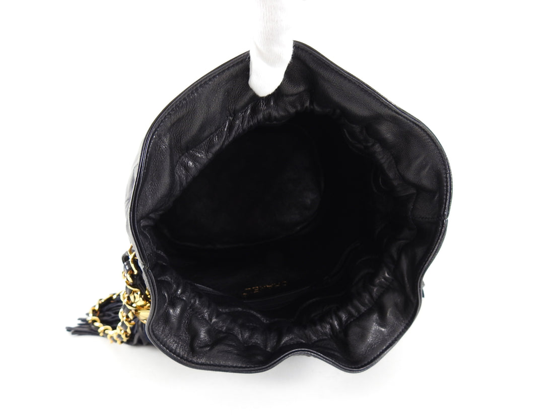 Gabrielle bucket handbag Chanel Black in Suede - 34414333