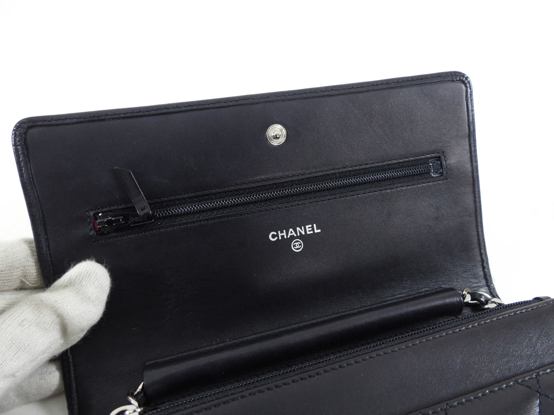 Cambon Wallet - Black Smooth Leather – Ateliers Auguste