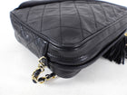 Chanel Vintage Pre-1986 Black Lambskin CC Camera Bag