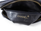 Chanel Vintage Pre-1986 Black Lambskin CC Camera Bag