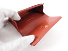 Chanel Red Aged Leather Reissue Card Holder