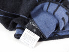 Chanel Vintage Fall 2000 Grey Blue Cashmere Scarf