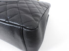 Chanel Black Caviar Leather Grand Shopping tote GST in GHW
