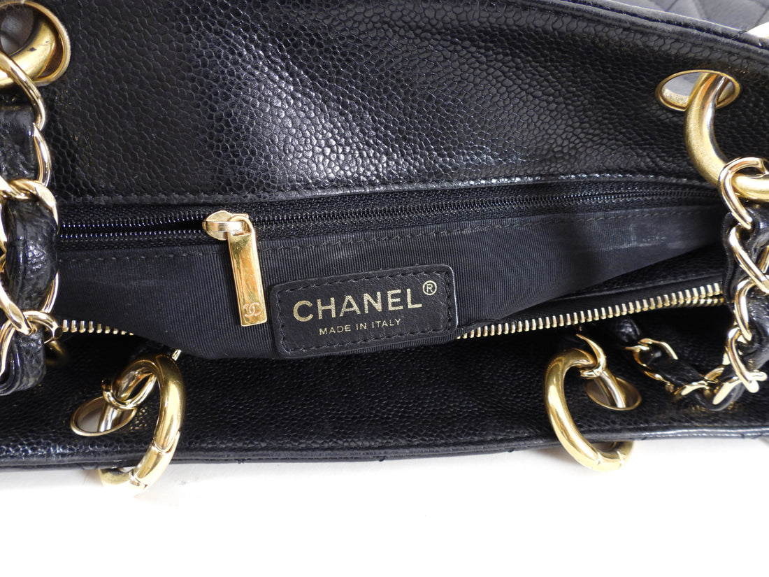 Chanel Black Caviar Grand Shopper Tote GST Bag GHW – Boutique Patina