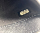 Chanel Black Caviar Timeless Bifold Yen Long Wallet