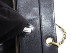 Chanel Vintage 2000 Black Caviar Small Timeless CC Tote Bag