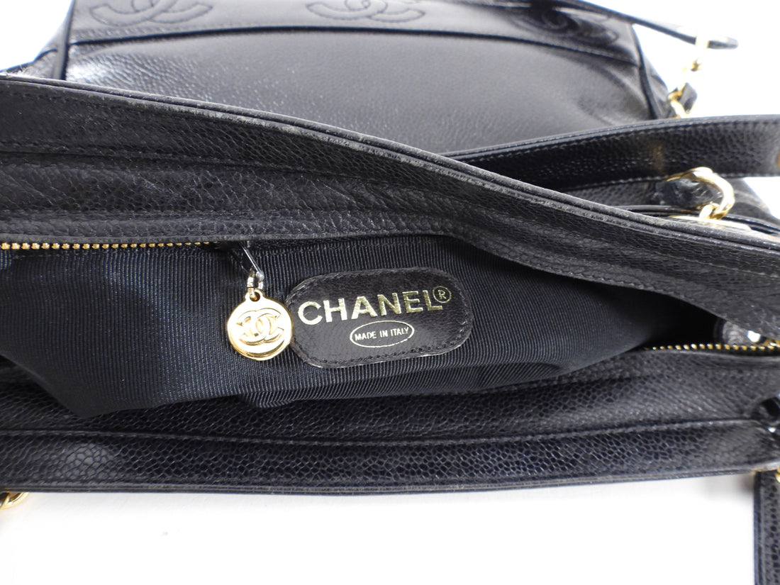 Sold at Auction: CHANEL - Vintage 96 Small Black Case / Pouch