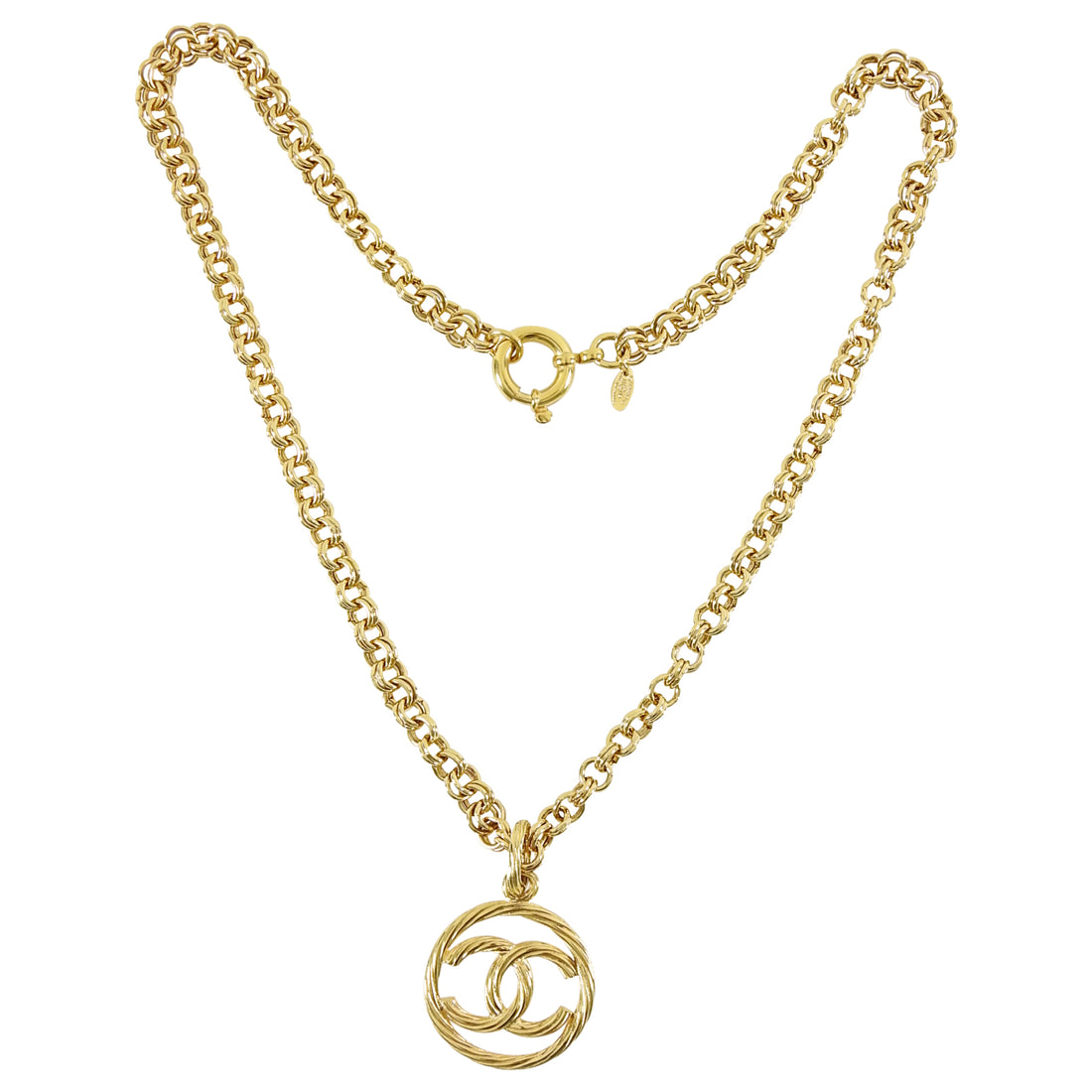 Chanel Vintage 93P CC Long Woven Chain Necklace – Boutique Patina