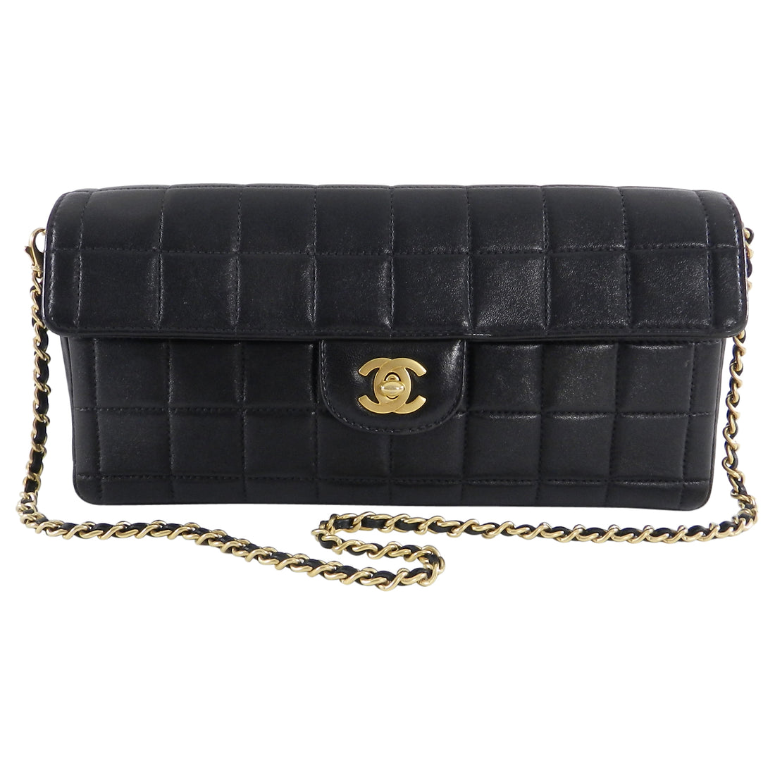 I miss you vintage - Chanel black chocolate bar east west flap bag. . . .  Available in store or purchase online with free ship in Canada. Find  additional photos and details