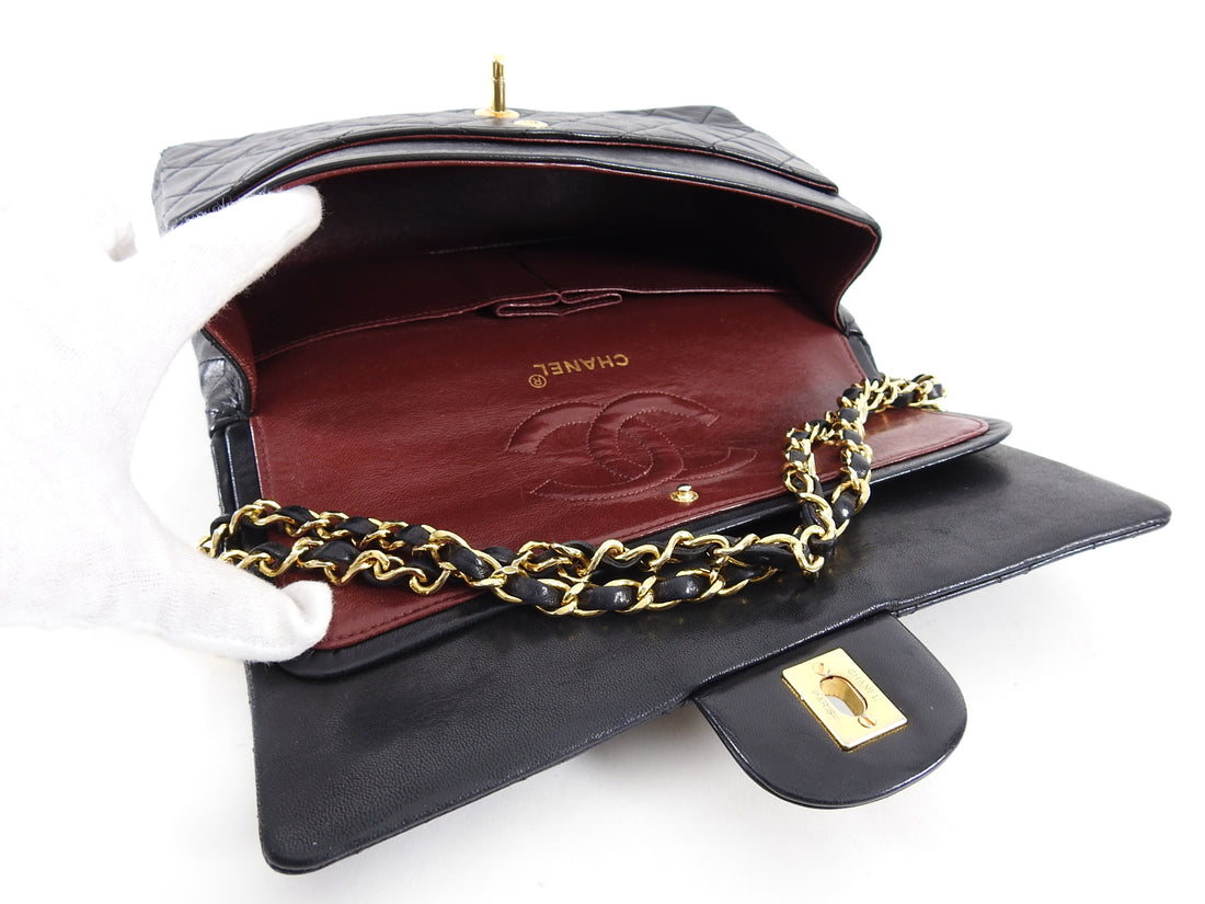 80's vintage Chanel dark brown quilted lambskin shoulder bag with CC m –  eNdApPi ***where you can find your favorite designer  vintages..authentic, affordable, and lovable.