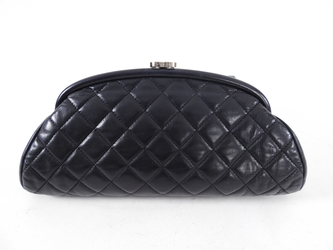 NIB 19B Chanel Black Caviar Timeless Classic Flap Clutch Bag GHW – Boutique  Patina