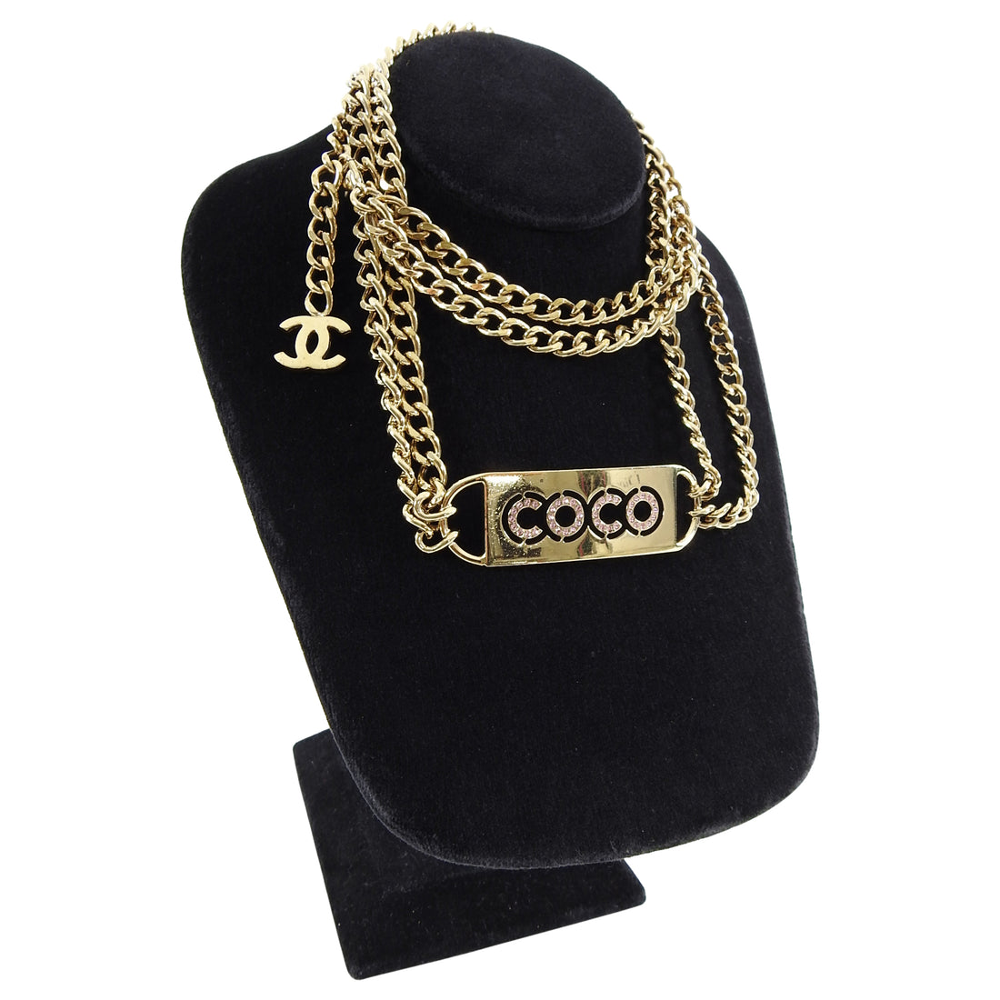 CHANEL CHANEL Chain belt 04A ceinture GHW pink Used COCO ｜Product