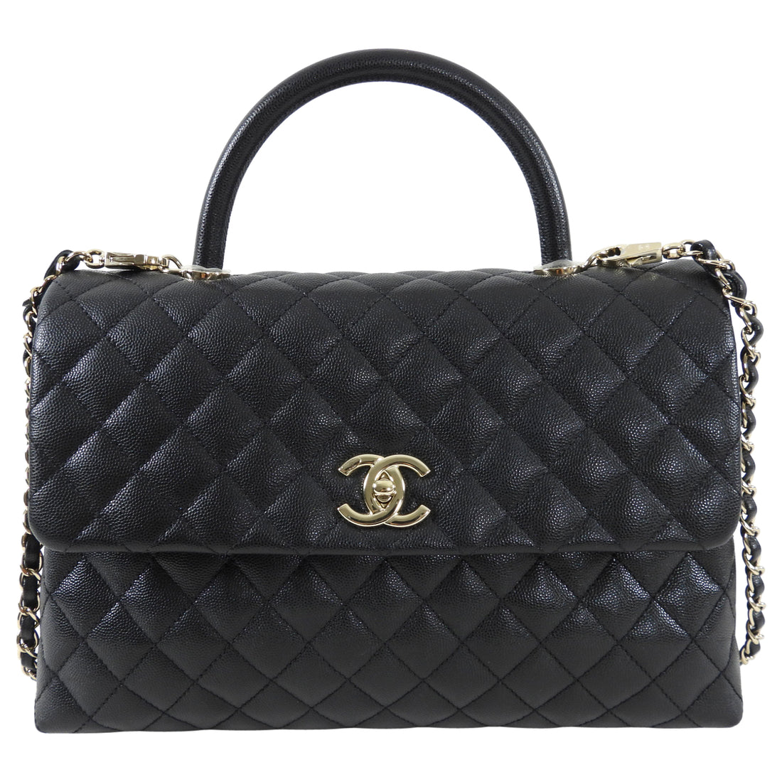 Chanel large flap bag with handle Clearance