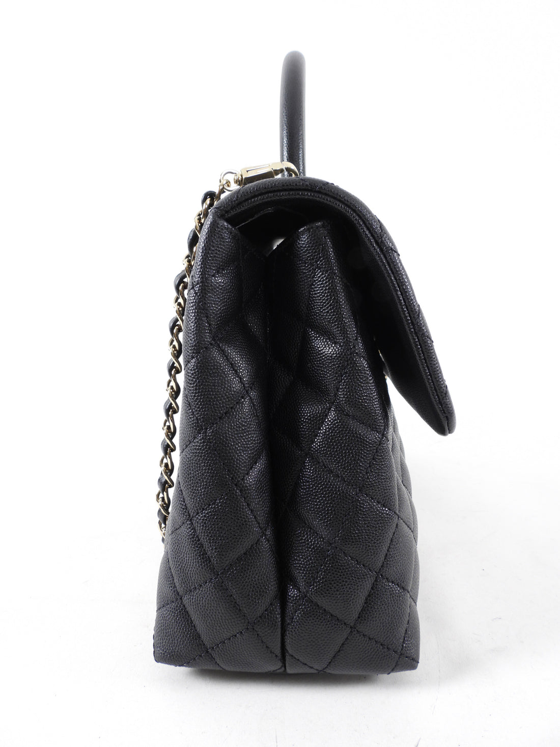 Chanel Coco Handle Large Caviar Flap Bag GHW 2021