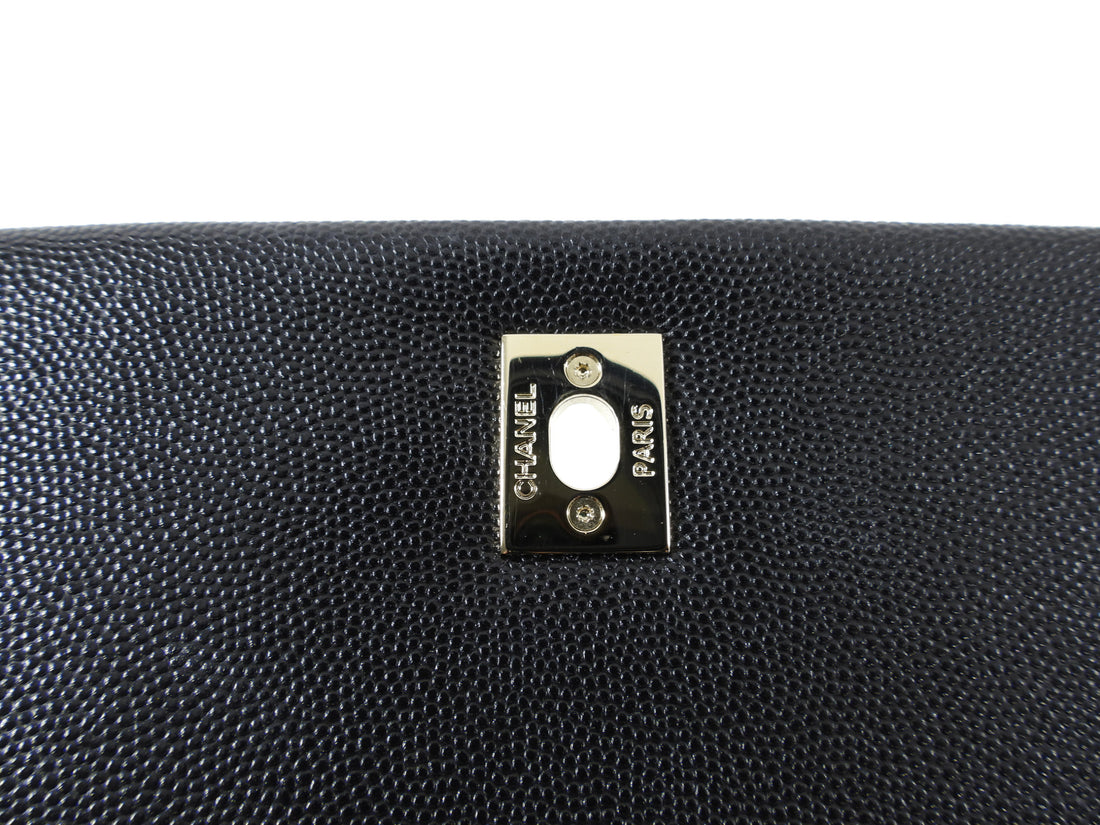 Chanel Coco Handle Large Caviar Flap Bag GHW 2021