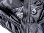 Chanel Coco Neige Black Hooded Jacket / Vest - FR38 / USA 6