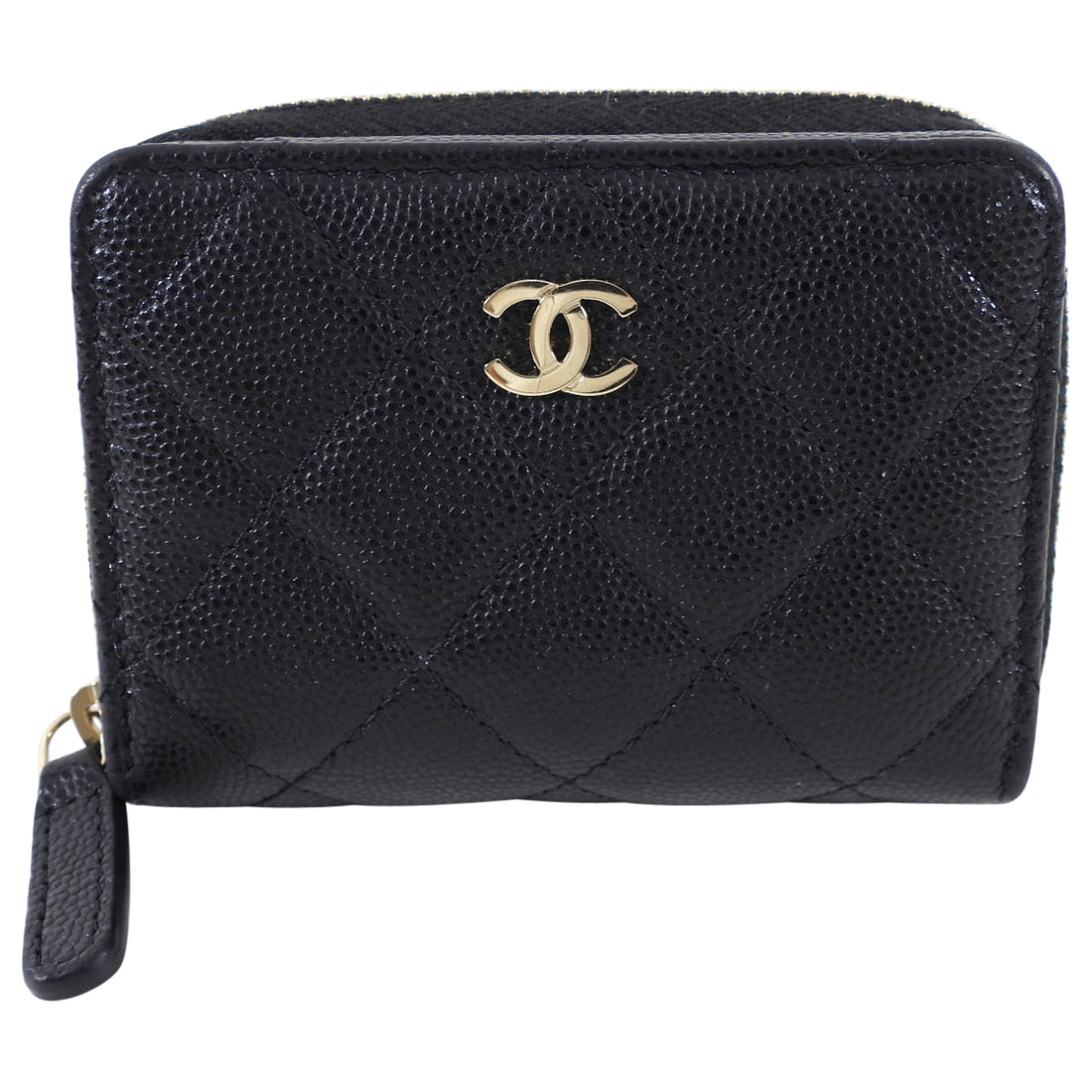 Chanel Caviar Leather Travel Coin Pouch Wallet CC-W0427P-0008