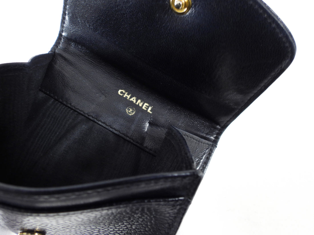 Chanel '12 'Timeless' Caviar CC Continental Wallet – The Little Bird