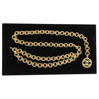 Chanel Vintage 1989 Gold Chain CC Drop Belt
