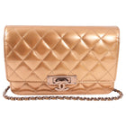 Chanel Copper Quilted Golden Class Wallet on Chain WOC