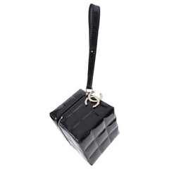 Chanel Casino Cubed Patent Dice Wrist Clutch