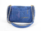 Chanel 22P Printed Denim Medium Flap Bag