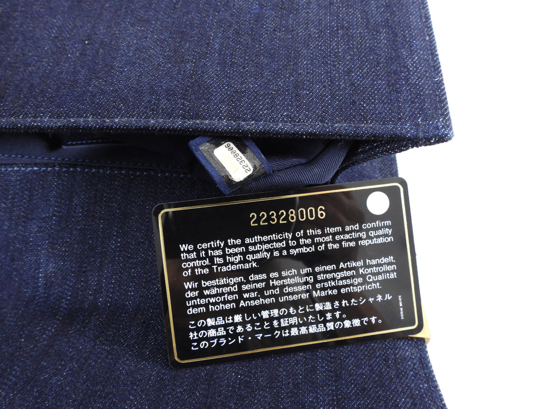 Chanel Denim Tweed Medium Boy Bag