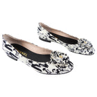 Chanel 03P Vintage Figural Fabric Ballet Flat - 37.5 / 7